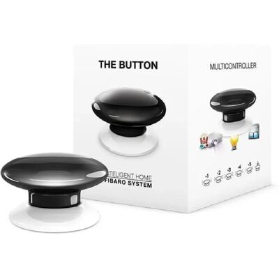 Fibaro Télécommande The Button - Noir - Publicité Fibaro Télécommande The Button - Noir - Publicité