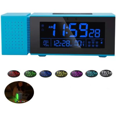 Yonis Réveil digital LCD - RGB - Publicité Yonis Réveil digital LCD - RGB - Publicité