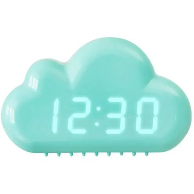 Yonis Horloge Nuage LED Réveil Voix Thermomètre - Publicité Yonis Horloge Nuage LED Réveil Voix Thermomètre - Publicité