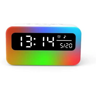 Yonis Réveil digital LED Bluetooth - Publicité Yonis Réveil digital LED Bluetooth - Publicité