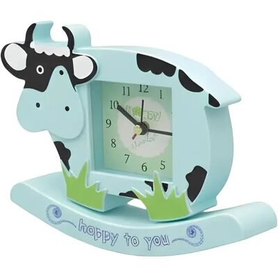 Avizar Réveil Analogique pour Enfant en Forme de Vache Modèle Happy to You Bleu - Publicité Avizar Réveil Analogique pour Enfant en Forme de Vache Modèle Happy to You Bleu - Publicité