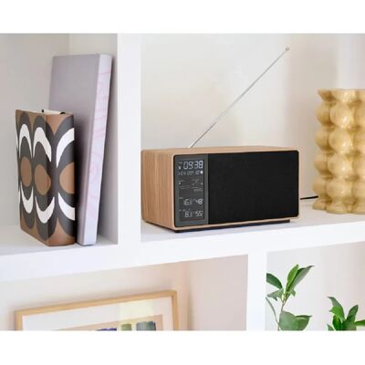 Thomson WS202TBK Enceinte Bluetooth avec Radio FM et Station Météo 50W Noir - Publicité Thomson WS202TBK Enceinte Bluetooth avec Radio FM et Station Météo 50W Noir - Publicité