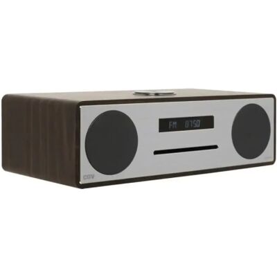 Radio-réveil CGV CD30BT Bluetooth Double alarme Port USB Marron - Publicité Radio-réveil CGV CD30BT Bluetooth Double alarme Port USB Marron - Publicité