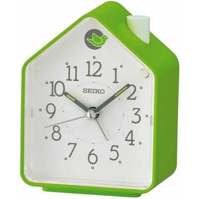 Réveil Seiko QHP010M Vert - Alarm Clock - Publicité Réveil Seiko QHP010M Vert - Alarm Clock - Publicité