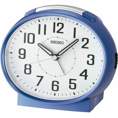 Seiko QHK059L Réveil Bleu - Publicité Seiko QHK059L Réveil Bleu - Publicité