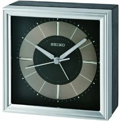 Seiko QXE061S - Réveil - Quartz, Analogique, Horloge de table - Publicité Seiko QXE061S - Réveil - Quartz, Analogique, Horloge de table - Publicité