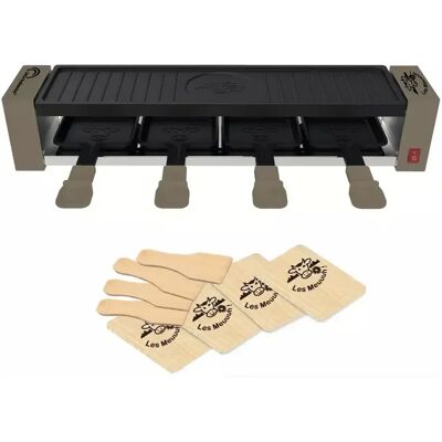 Appareil à raclette 4 personnes 800w - 8944 - LITTLE BALANCE - Publicité Appareil à raclette 4 personnes 800w - 8944 - LITTLE BALANCE - Publicité