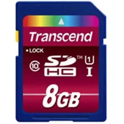 Transcend SDHC - 8 Go - Publicité Transcend SDHC - 8 Go - Publicité