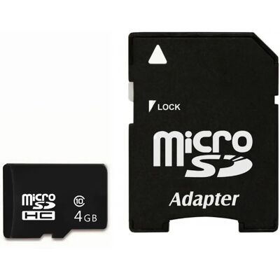 imro Card 4GB Micro SD Classe 10 - Carte Mémoire & Adaptateur - Publicité imro Card 4GB Micro SD Classe 10 - Carte Mémoire & Adaptateur - Publicité