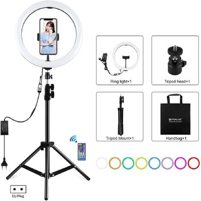 Yonis Ring Light LED RGB Trépied Photo Vidéo - Publicité Yonis Ring Light LED RGB Trépied Photo Vidéo - Publicité