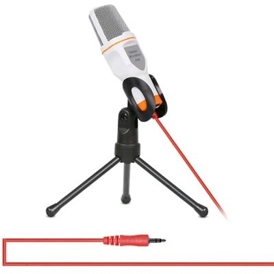 Yonis Microphone professionnel avec trépied - Blanc - Publicité Yonis Microphone professionnel avec trépied - Blanc - Publicité