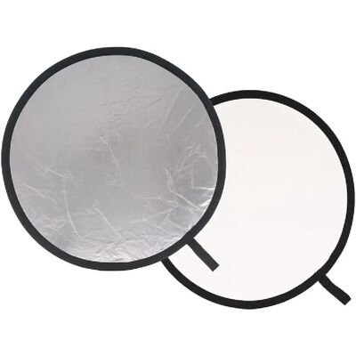 Lastolite Réflecteur Argent/Blanc Diamètre 75cm - Publicité Lastolite Réflecteur Argent/Blanc Diamètre 75cm - Publicité