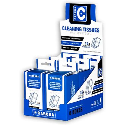 Lingettes de Nettoyage Caruba - Multi-Surface, Séchage Rapide, 6 Boîtes - Publicité Lingettes de Nettoyage Caruba - Multi-Surface, Séchage Rapide, 6 Boîtes - Publicité