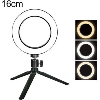Yonis Ring Light Selfie LED Avec Trépied Ajustable - Publicité Yonis Ring Light Selfie LED Avec Trépied Ajustable - Publicité