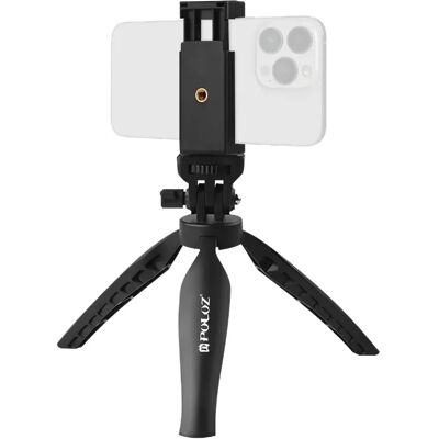 Puluz Trépied Smartphone Accroche flash et micro Angle 180° Antidérapant Noir - Publicité Puluz Trépied Smartphone Accroche flash et micro Angle 180° Antidérapant Noir - Publicité