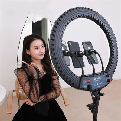 Yonis Ring Light LED 45cm Avec Trépied Ajustable - Publicité Yonis Ring Light LED 45cm Avec Trépied Ajustable - Publicité