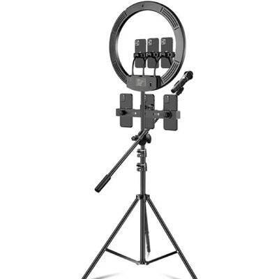 Yonis Anneau Lumineux LED 45 cm 50 W Dimmable - Publicité Yonis Anneau Lumineux LED 45 cm 50 W Dimmable - Publicité