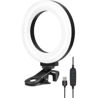 Yonis Ring Light USB 3 Modes Pour Photo Vidéo - Publicité Yonis Ring Light USB 3 Modes Pour Photo Vidéo - Publicité