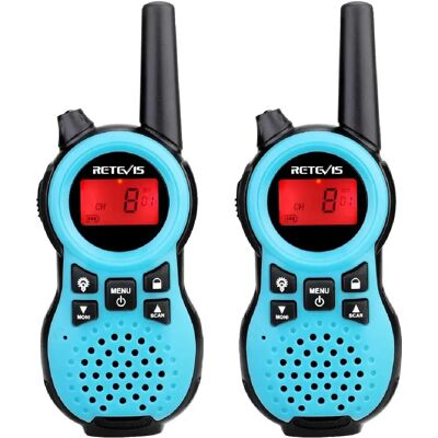 Retevis Talkie-walkie enfant - Bleu - Publicité Retevis Talkie-walkie enfant - Bleu - Publicité