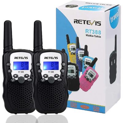 Retevis talkie walkie - Rose - Publicité Retevis talkie walkie - Rose - Publicité