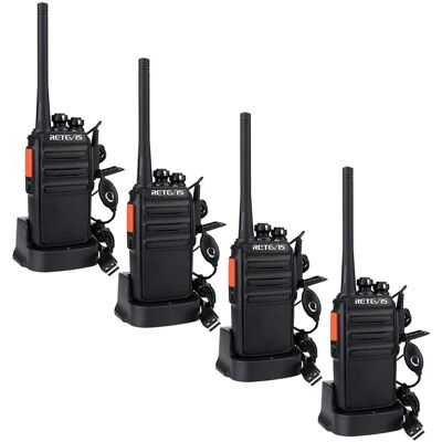 Retevis talkie walkie - Noir - Publicité Retevis talkie walkie - Noir - Publicité