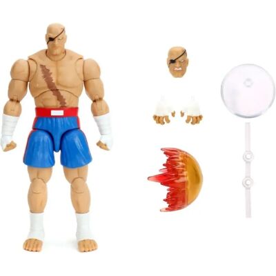 Jada toys Figurine Sagat Ultra Street Fighter II - Publicité Jada toys Figurine Sagat Ultra Street Fighter II - Publicité