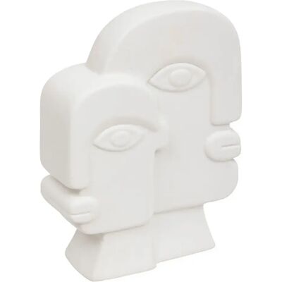Atmosphera Statuette Soleya visage - Blanc - Publicité Atmosphera Statuette Soleya visage - Blanc - Publicité