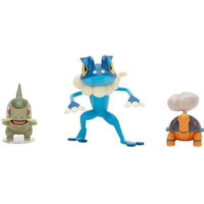 Jazwares Pokémon - Pack 3 figurines First Partner Battle Figure Set Chartor, Coupenotte & Croâporal - Publicité Jazwares Pokémon - Pack 3 figurines First Partner Battle Figure Set Chartor, Coupenotte & Croâporal - Publicité