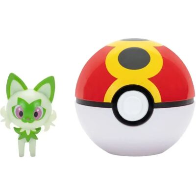 Jazwares Pokémon - Clip'n'Go Poké Balls Poussacha & Bis Ball - Publicité Jazwares Pokémon - Clip'n'Go Poké Balls Poussacha & Bis Ball - Publicité