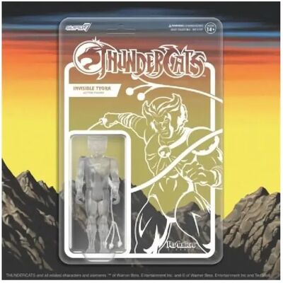 Super7 Cosmocats - Figurine ReAction Tygra (Clear) 10 cm - Publicité Super7 Cosmocats - Figurine ReAction Tygra (Clear) 10 cm - Publicité