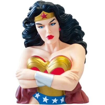 Monogram Figurine buste tirelire Wonder Woman - 20 cm - Publicité Monogram Figurine buste tirelire Wonder Woman - 20 cm - Publicité