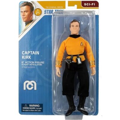 Mego Star Trek - Figurine Kirk 55th Anniversary 20 cm - Publicité Mego Star Trek - Figurine Kirk 55th Anniversary 20 cm - Publicité