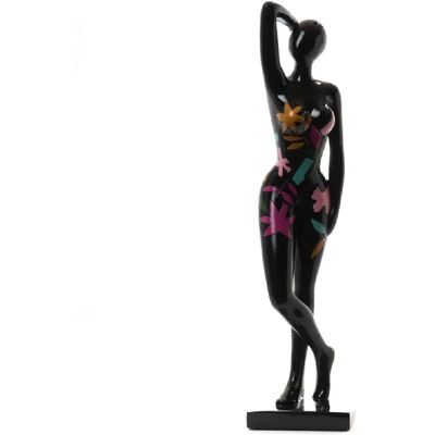 Amadeus - Inéa noir - Noir - 45 cm - Sculpture - Publicité Amadeus - Inéa noir - Noir - 45 cm - Sculpture - Publicité