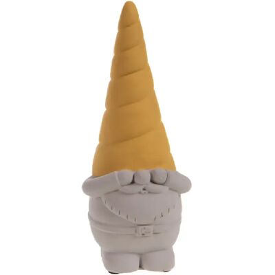 Amadeus Statuette gnome sage - Jaune - Publicité Amadeus Statuette gnome sage - Jaune - Publicité