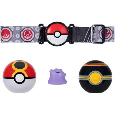 Pokemon Pokémon Clip’N’Go Métamorph - Ceinture avec 2 clips Poké Ball - Figurine 5 cm - Publicité Pokemon Pokémon Clip’N’Go Métamorph - Ceinture avec 2 clips Poké Ball - Figurine 5 cm - Publicité