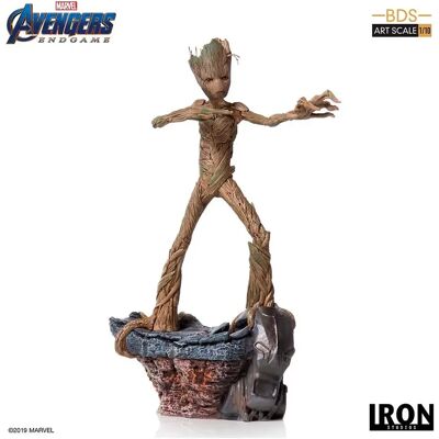 Iron Studios - Groot 24cm Endgame - Statue - Publicité Iron Studios - Groot 24cm Endgame - Statue - Publicité