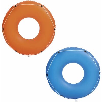 BESTWAY Bouée Ø 119 cm Bleu Orange - Publicité BESTWAY Bouée Ø 119 cm Bleu Orange - Publicité