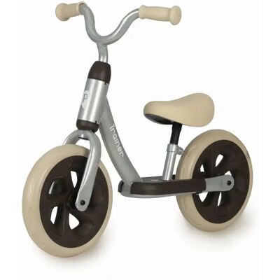 Draisienne Qplay Trainer Argent - Publicité Draisienne Qplay Trainer Argent - Publicité