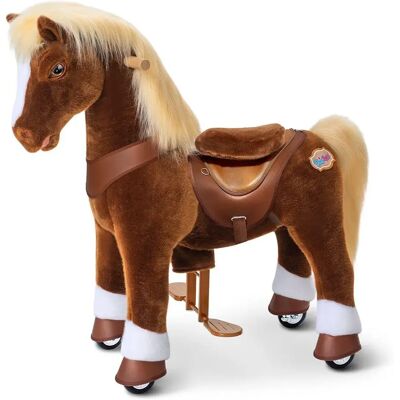 Ponycycle Cheval porteur enfant - Beige - Publicité Ponycycle Cheval porteur enfant - Beige - Publicité