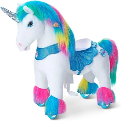 Ponycycle Cheval porteur licorne enfant - Bleu - Publicité Ponycycle Cheval porteur licorne enfant - Bleu - Publicité