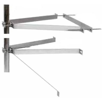 Supports Muraux Erard - Paire 55cm - Finition Zinc Bleu - Supports Muraux - Publicité Supports Muraux Erard - Paire 55cm - Finition Zinc Bleu - Supports Muraux - Publicité