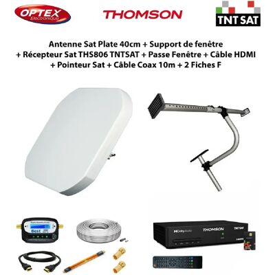 OPTEX Antenne Sat Plate 40 cm - Publicité OPTEX Antenne Sat Plate 40 cm - Publicité