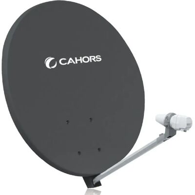 Cahors Antenne Parabolique 70cm Gris - Publicité Cahors Antenne Parabolique 70cm Gris - Publicité