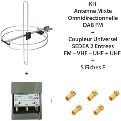 SEDEA Kit Antenne Mixte - Publicité SEDEA Kit Antenne Mixte - Publicité