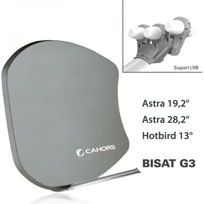 Antenne Multisatellite Cahors SMC bisat - Publicité Antenne Multisatellite Cahors SMC bisat - Publicité