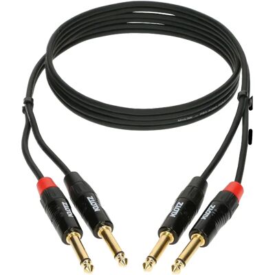 Klotz Bretelle Jack 6.35 mm - 3 m - Publicité Klotz Bretelle Jack 6.35 mm - 3 m - Publicité