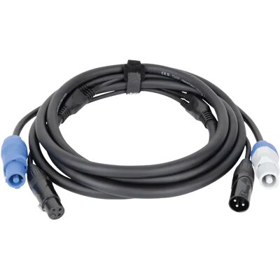 Câble hybride DAP Audio FP20 - Power Pro & XLR 3 broches - DMX / Power 3 m - Publicité Câble hybride DAP Audio FP20 - Power Pro & XLR 3 broches - DMX / Power 3 m - Publicité