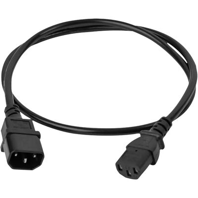 92033 IEC C13 Female to IEC C14 Male 10 m Dap - Publicité 92033 IEC C13 Female to IEC C14 Male 10 m Dap - Publicité