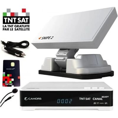 Selfsat Antenne Satellite Automatique SNIPE 2 - Démodulateur TNTSAT HD 12V - Publicité Selfsat Antenne Satellite Automatique SNIPE 2 - Démodulateur TNTSAT HD 12V - Publicité