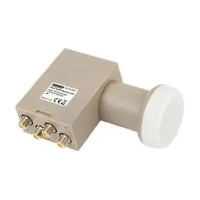 Quadri-tête satellite LNB Quattro KÖNIG 0,2 dB universelle - Publicité Quadri-tête satellite LNB Quattro KÖNIG 0,2 dB universelle - Publicité